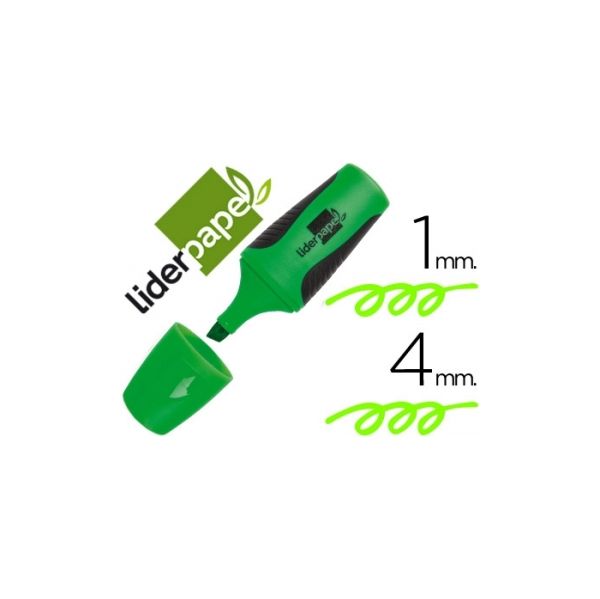 LiderPapel Marcador Fluorescente Verde - 35815