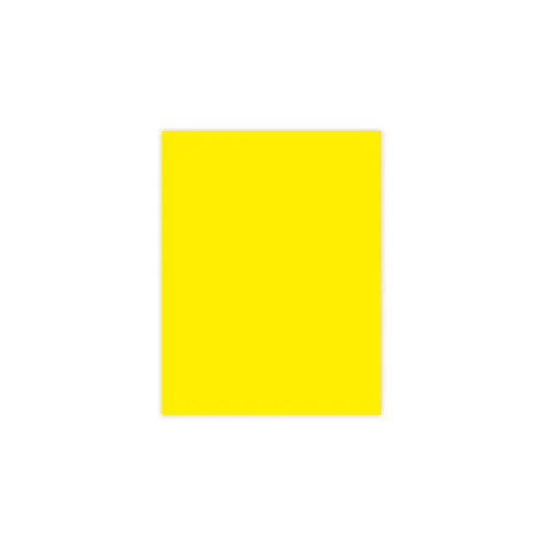 LiderPapel Cartolina 50x65CM 240g Amarelo Limão 25 Un.