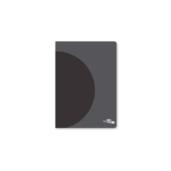 Liderpapel Caderno A4 Capa Plástico Preta Pautado 90g 48 Fls - 8423473648111