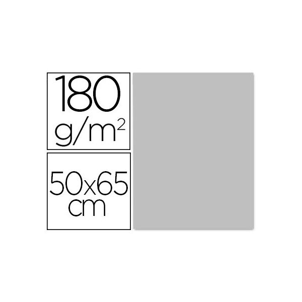 Liderpapel Cartolina 50X65 cm 180 gr. Cinza - OFF067841CE