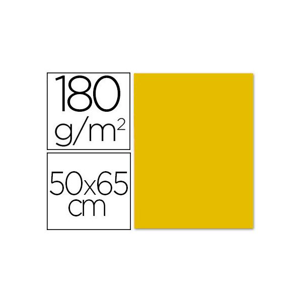 Liderpapel Cartolina 50X65 180 gr. Ouro 25 un.