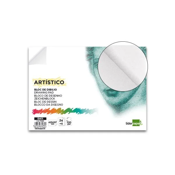 LiderPapel Bloco de Desenho A3 297x420mm 120g/m2 30 Fls - DA11
