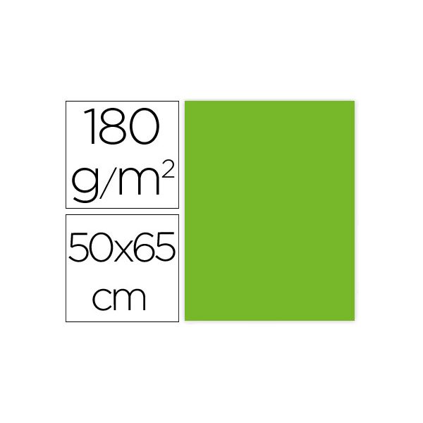 Liderpapel Cartolina 50X65 cm 180G/M2 Verde 25 un. - CX71