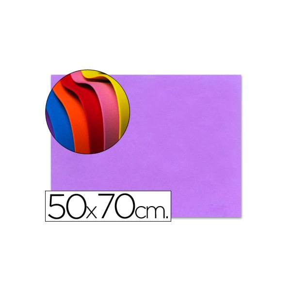 LiderPapel Folha EVA Musgami 50x70cm 1.5mm Lilás - GE47