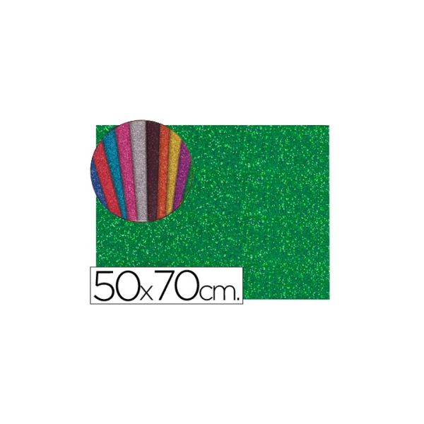 Liderpapel 10 Un. Goma Eva com Purpurina 50x70cm 60G/M2 Espess - GE69