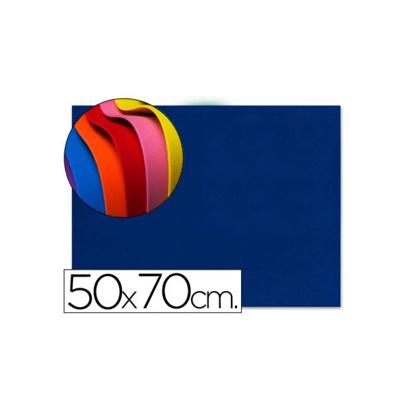 LiderPapel Folha EVA Musgami 50x70cm 60g/m2 1.5mm Azul Escuro - GE62