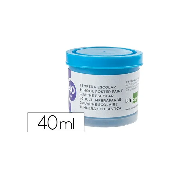 Liderpapel Guache 40 ml Azul 5 Un. Azul