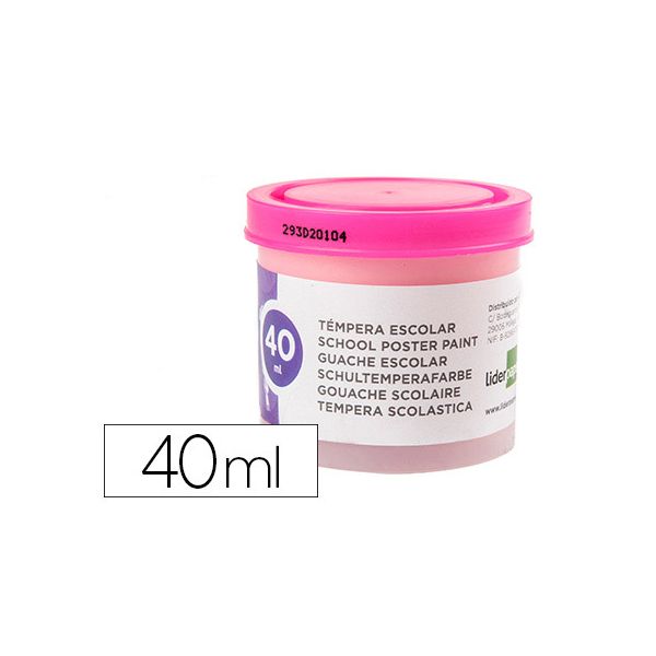 Liderpapel Guache 40 ml Rosa 5 Un.