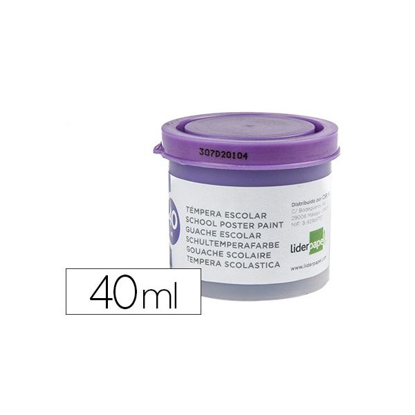 Liderpapel Guache 40 ml Violeta 5 Un.