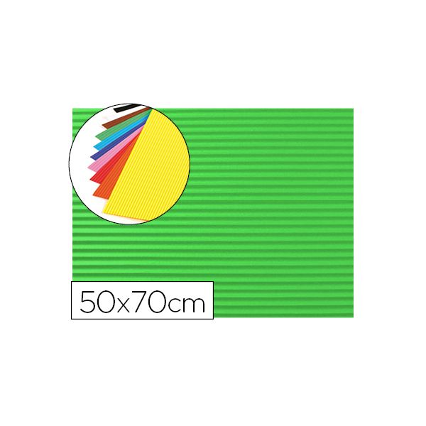 Liderpapel Eva Ondulada 50x70cm Verde Pack 10 Un.