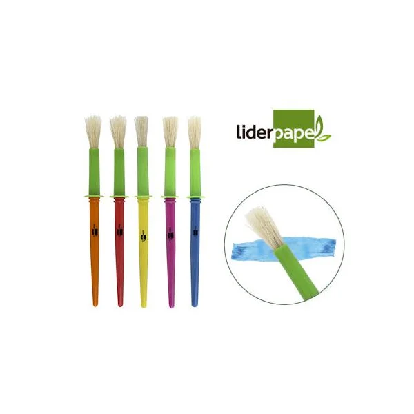 LiderPapel Pincéis Boião 20 Unidades