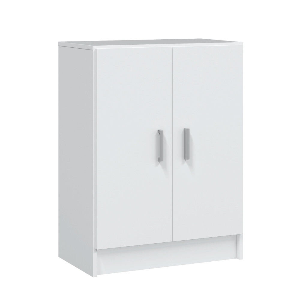 Armário multiusos, 2 portas, branco