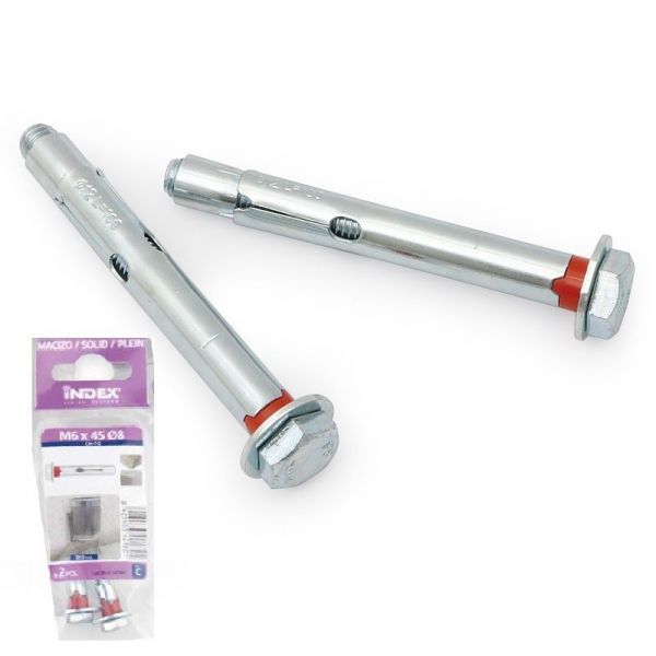 Index Index- Blister Ancoragem Metalico Ch-tornillo Hex Anc.ch-to 6-60 BR.8 - 914.152