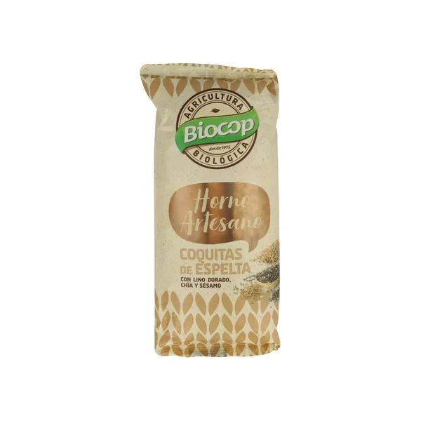 Biocop Snacks de Espelta, Linho, Chia e Sésamo 75 g