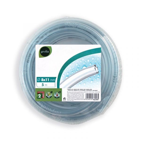 Geolia Mangueira Técnica Fitt 5M D8MM Transparente
