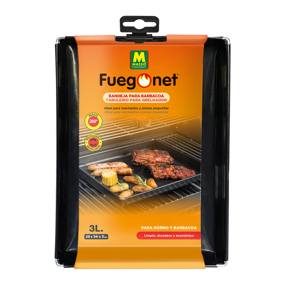 Bandeja para churrasco 3 l (34 x 29 x 3 cm)