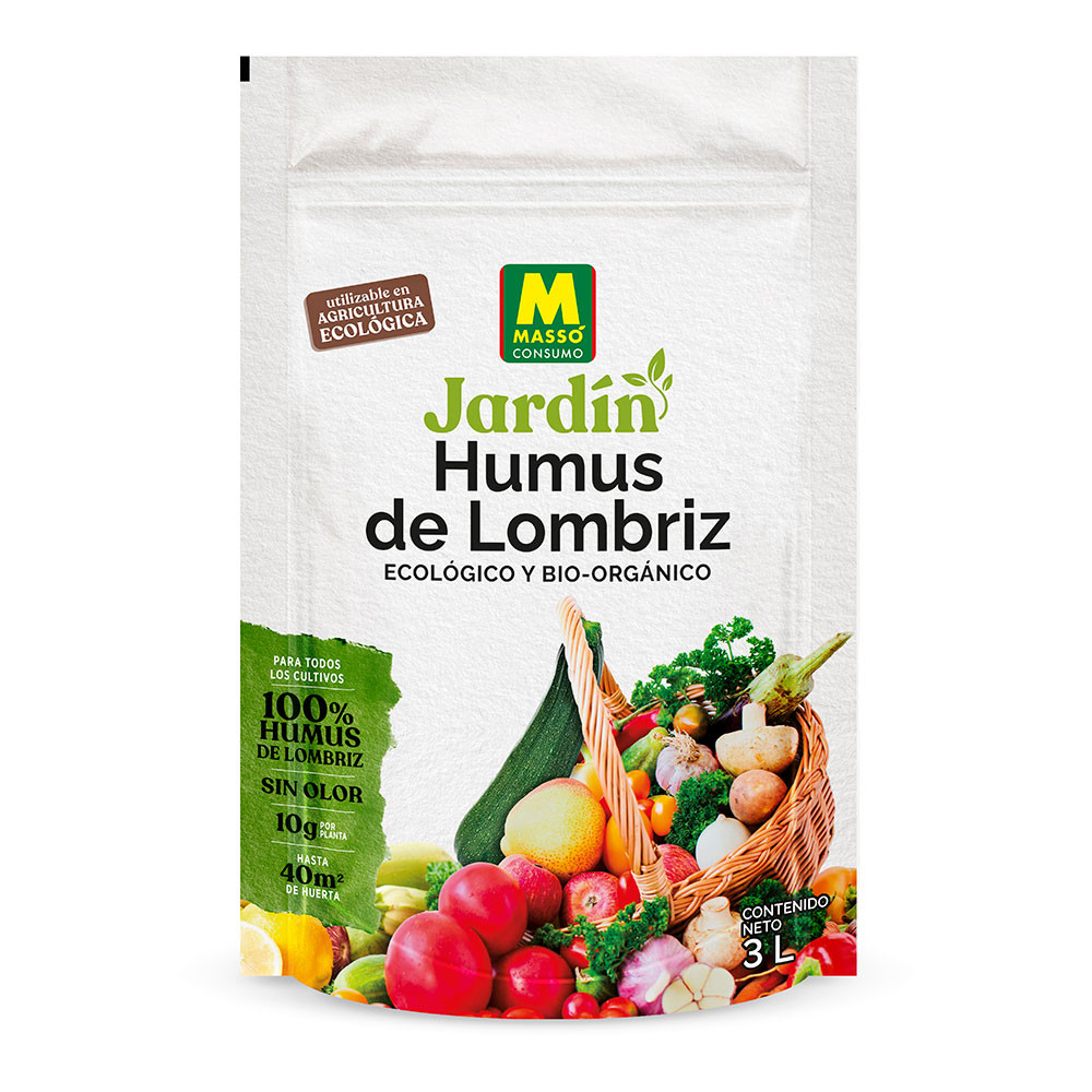 Adubo humus 100% minhocas eco 3 l massó