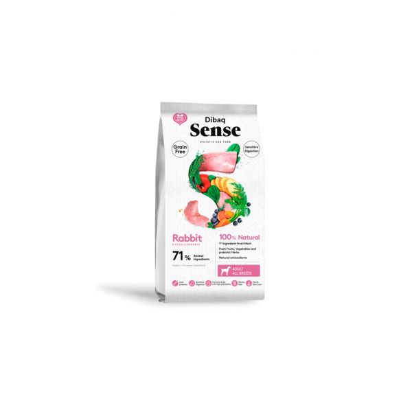 DIBAQ SENSE Dog Adult Grain Free Sensitive Rabbit 2kg