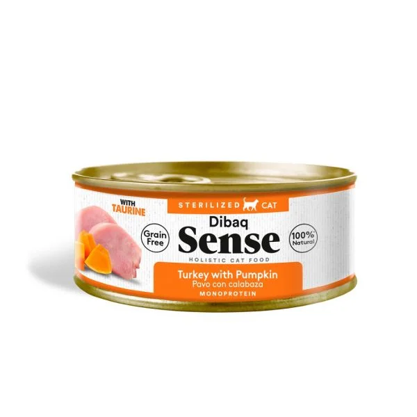 Ração Húmida Dibaq Sense Grain Free Esterilizado Turkey 70g