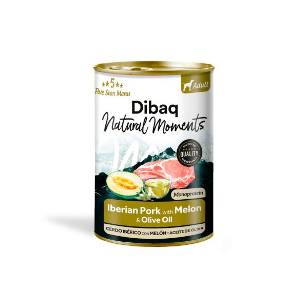Ração Húmida Dingo Natural Moments Cão Adulto Porco Ibérico & Melão 380g