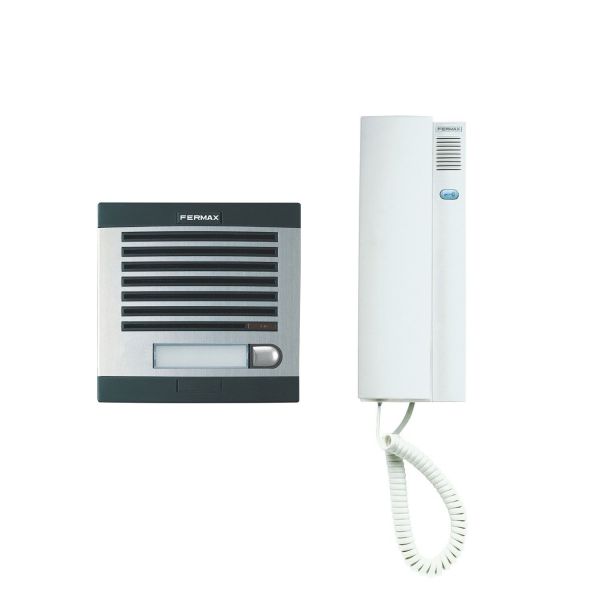 Fermax Kit Porteiro Automático 1 Campainha CityMax 6201 Alumínio - 69090_140206
