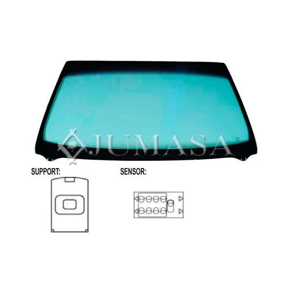 Jumasa Para-brisas Verde Controlo Solar Serigra - V3301063