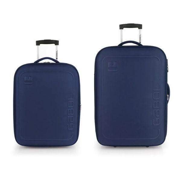 Gabol Mala Com Rodinhas Orbit Soft Spinner Expandable 4.59-53/66.6-76.9l 2 Unidades Blue One Size