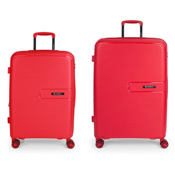 Gabol Mala Com Rodinhas Steady Spinner Expandable 157l 2 Unidades Red One Size