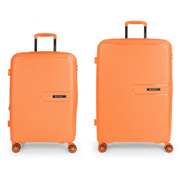 Gabol Mala Com Rodinhas Steady Spinner Expandable 157l 2 Unidades Orange One Size