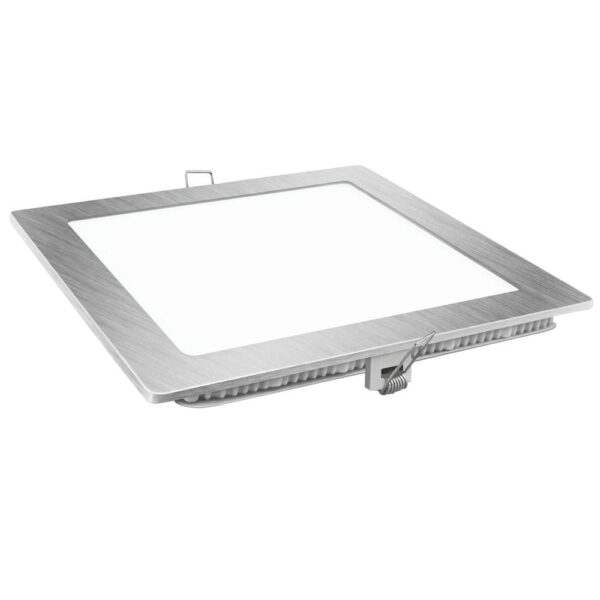 DOWNLIGHT LED CUADRADO PLATA 15W.FRIA