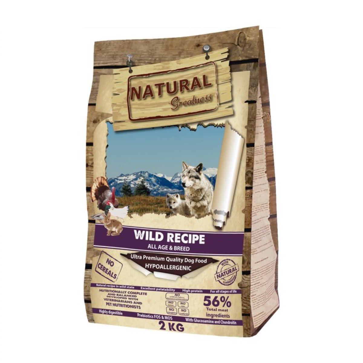 Natural Greatness - Ração Seca para Cão - Wild Recipe