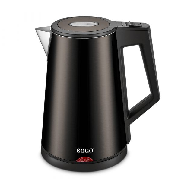 Sogo Chaleira Eléctrica KET-SS-7705-SS Black