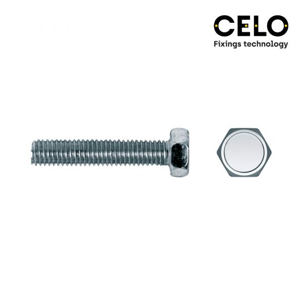 Celo Caixa 250UN Parafuso Metrico Hexagonal Din/ref 933 5X20 Zincado - ELK17115
