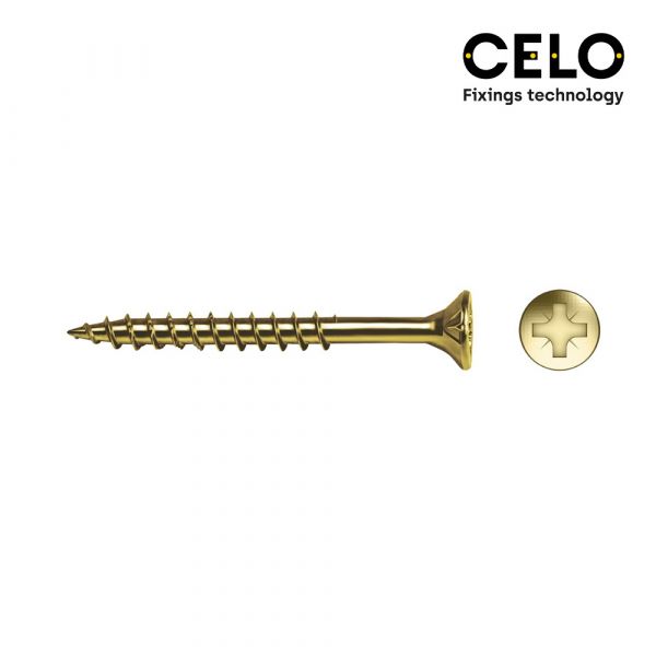 Celo Caixa 30UN Parafuso Madeira Pz R/parc Din/ref Vloxp 6X100 - ELK17106