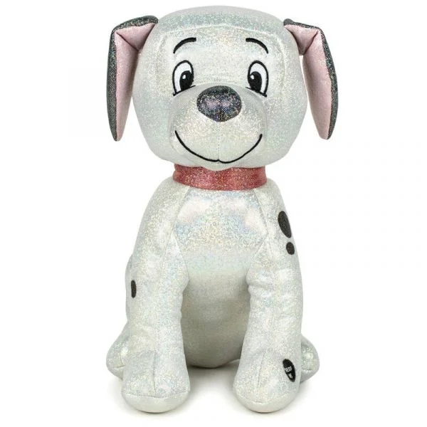 Disney Pelúcia Lucky 101 Dálmatas Glitter 100º Aniversário 8cm
