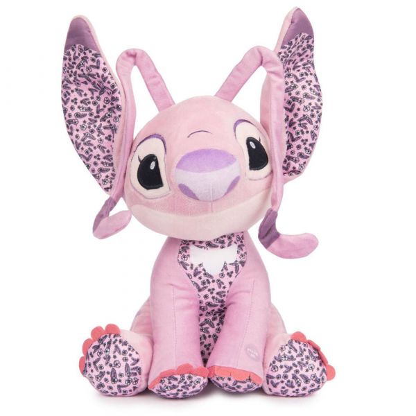 Disney Angel Stitch 100 Anos 30cm Rosa