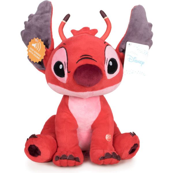 Disney Peluche Leroy Stitch Soft Sonido 20cm