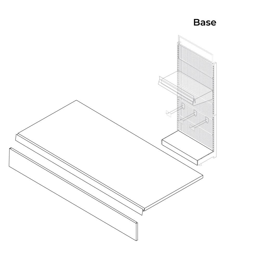Base completa para expositor 00030