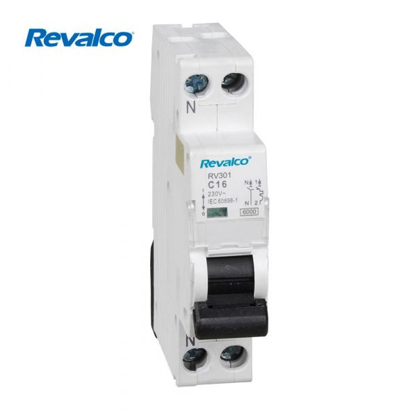 Revalco Magnetothermal 1POOL + Neutral 16A (estreito)