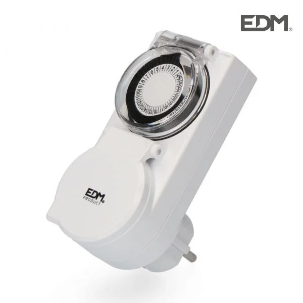 EDM Temporizador Mecanico IP44 de Tomada - EDM03012