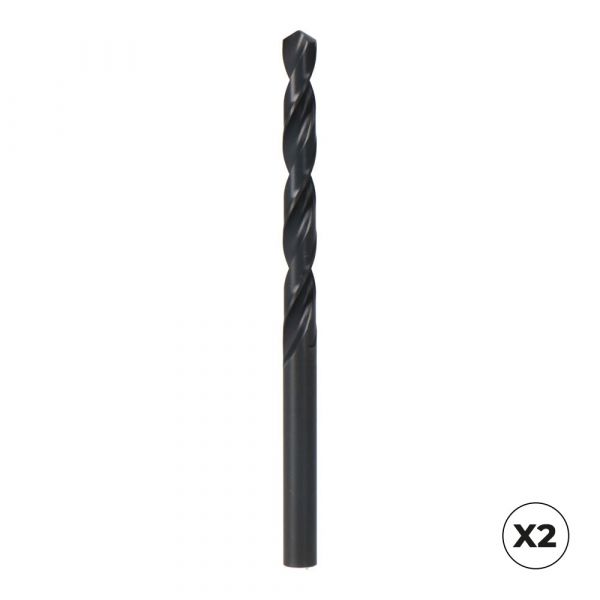 Koma Tools Conjunto de Brocas Cilíndricas Curtas HSS DIN 338N 2,50mm