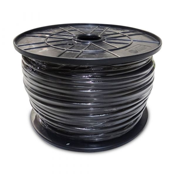 EDM Rolo de Cabo Acrilico 5X1,5MM Preto 100MTS Bobine Grande (bobine Grande Ø400x200mm) - ELK28980