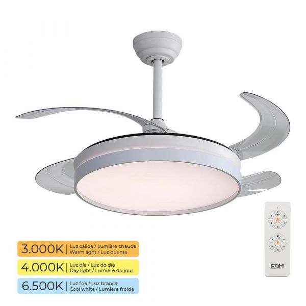 EDM Ventilador de Teto 33827 Ross