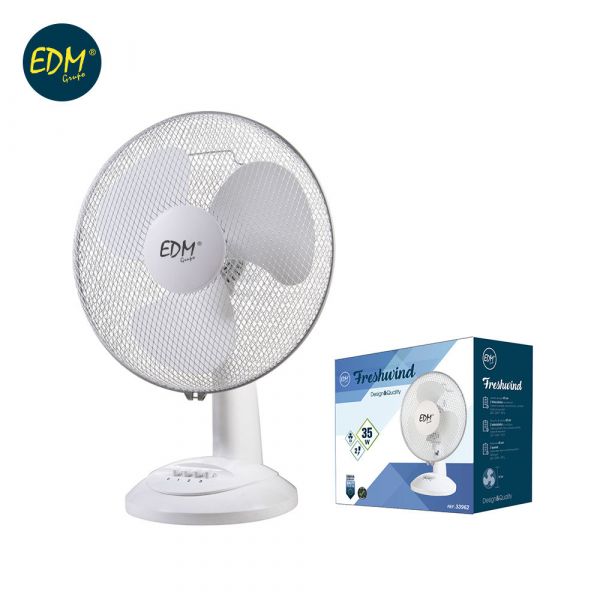 EDM Ventilador de Mesa 20cm 35W 33962