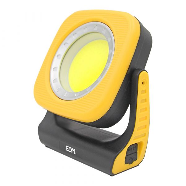 EDM Projetor LED Recarregável 10W 1000lm 6500K Modelo 36116