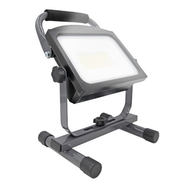 EDM Projetor LED Recarregável 36118 50W 5000 Lúmens 6500K Preto