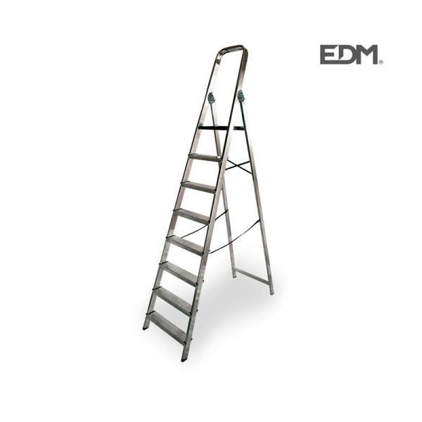 EDM Escalera Domestica Aluminio 8 Peldaños