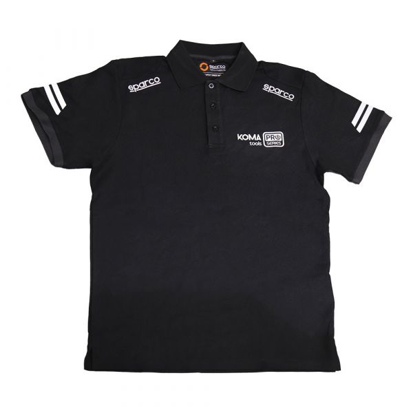 Sparco Polo Técnico Manga Curta Preto M