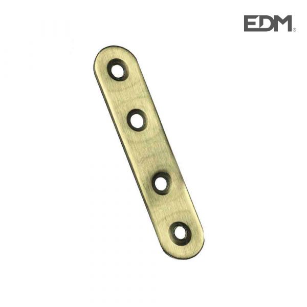 EDM Placa de Uniao Aço Inox 80x19x2mm - 85133