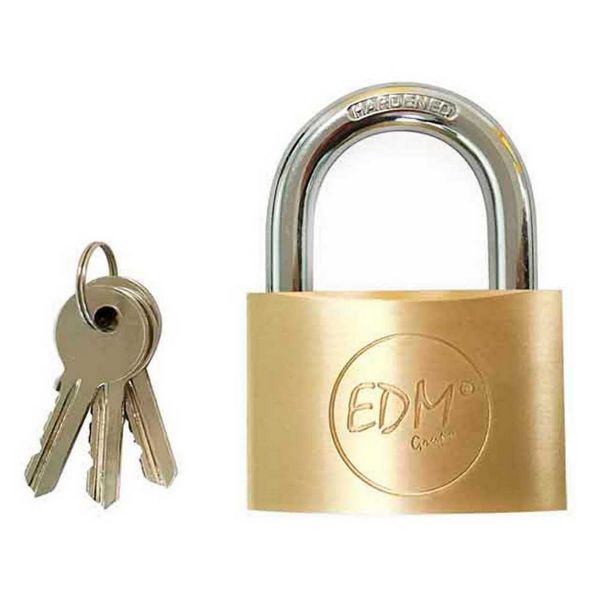 EDM Cadeado de Latão Normal Arch 40X23MM Blister